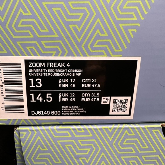 Nike Zoom Freak4 DJ6149-600 - Picture 6 of 7